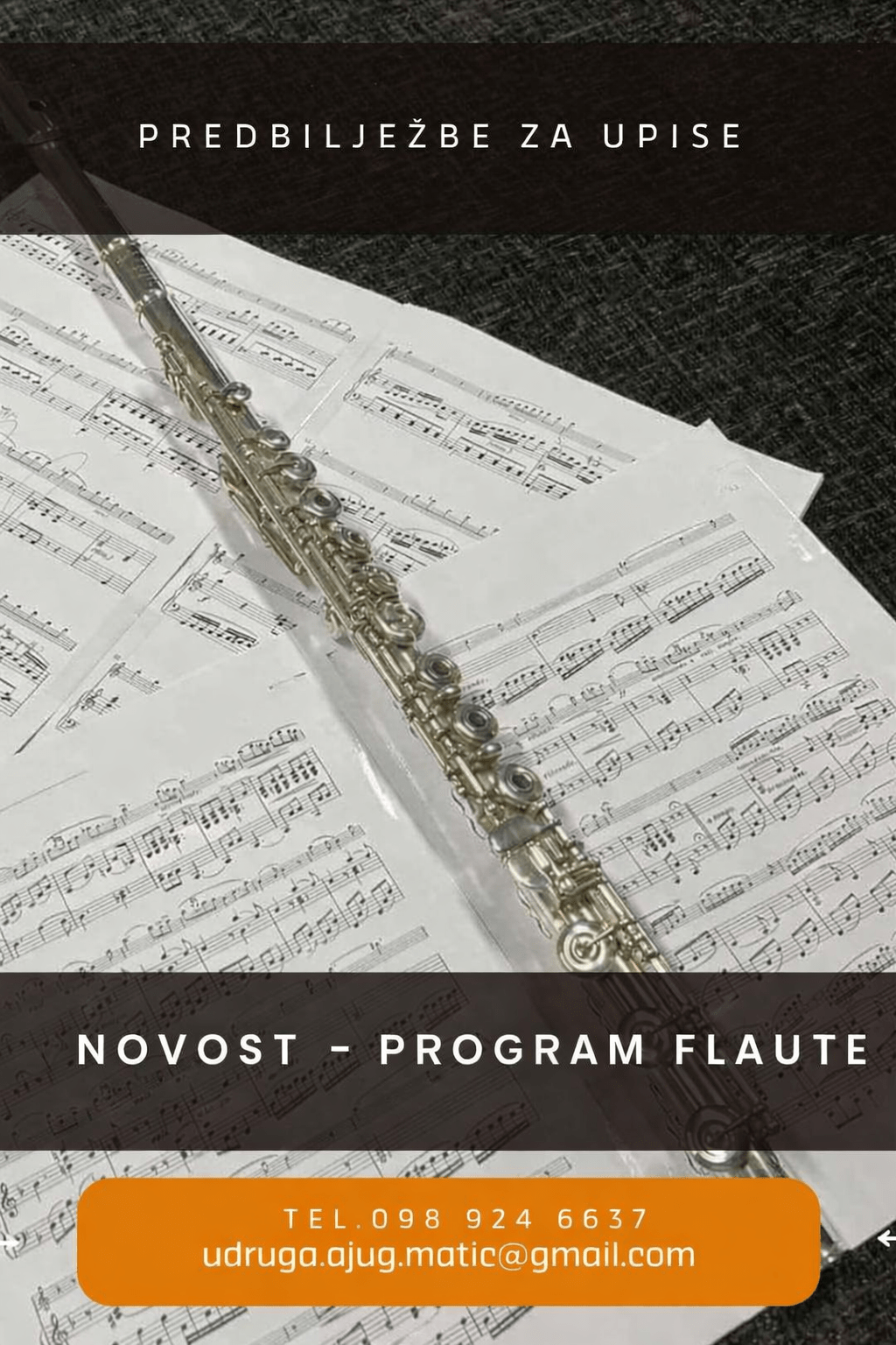 Program flaute: Upišite se i obogatite svoj život&nbsp;glazbom